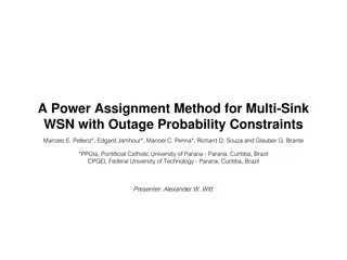 Power Assignment Method for Multi-Sink Wireless Sensor Networks