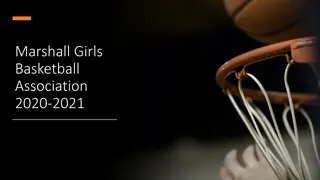 Marshall Girls Basketball Association 2020-2021