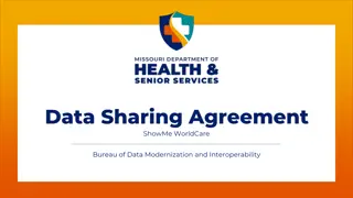Data Sharing Agreements for Public Health Programs