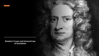 Newton's Laws and Gravitation Principles