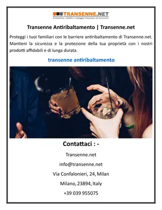 Transenne Antiribaltamento  Transenne.net