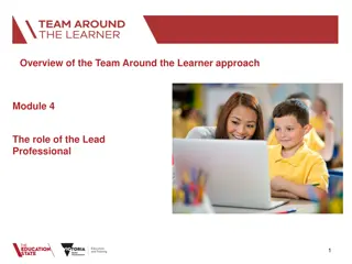 Lead Professional Role in Team Around the Learner Approach