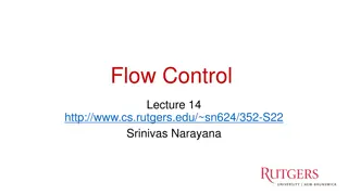 TCP Flow Control Mechanisms in Networking