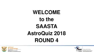 SAASTA AstroQuiz 2018: Test Your Astronomy Knowledge!