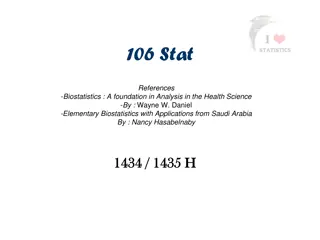 Variables in Biostatistics