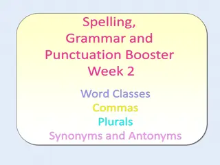 Improve Your Language Skills: Spelling, Grammar, and Punctuation Guide