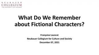 Fictional Characters and Memory Recall Studies in Literature