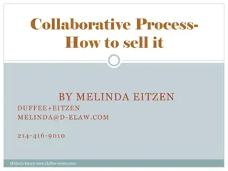 Collaborative Process: Effective Strategies for Selling It