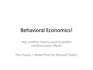 Predicting Reinforcement Effects with Behavioral Economics Theory
