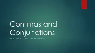 Mastering Commas and Conjunctions for Better Writing