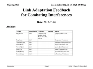 IEEE 802.11-17-0328-00-00ax Link Adaptation Feedback Solutions