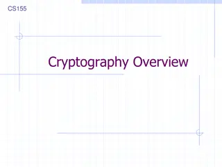 Cryptography Basics and Key Principles