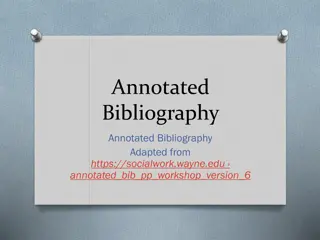 Mastering Annotated Bibliographies: Essential Guide for Research