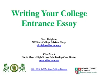 Crafting a Winning College Entrance Essay: Stand Out From the Competition