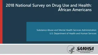 Substance Use and Mental Health Trends from NSDUH Surveys
