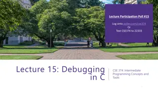 Debugging Techniques for Efficient Programming