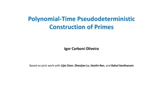Efficient Polynomial-Time Construction of Prime Numbers