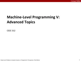 Memory Layout in Machine-Level Programming at Carnegie Mellon