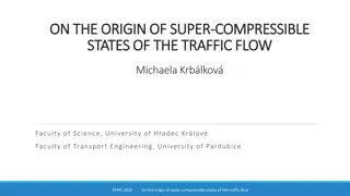 Exploring Super-Compressible Traffic Flow States and Mathematical Framework