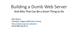 Building a Dumb Web Server for Secure Online Presence