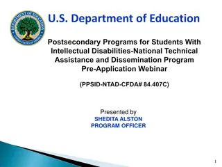 Postsecondary Programs for Students with Intellectual Disabilities