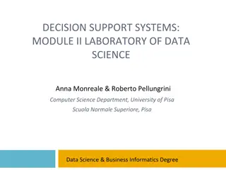 Laboratory of Data Science and Decision Support Systems Module II
