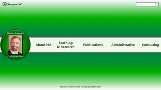 Warren Burggren Lab | Teaching, Research, Publications, Curriculum Vitae