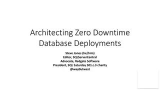 Database Deployment Best Practices for Zero Downtime Strategy