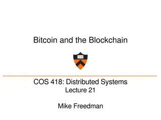 Bitcoin and Blockchain Technology in Distributed Systems