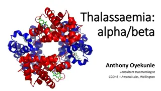 Thalassaemia: Clinical Challenges and Diagnosis