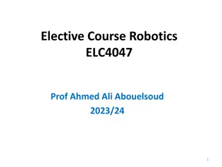 Exploring Robotics in Mechatronics: ELC4047 Course Overview