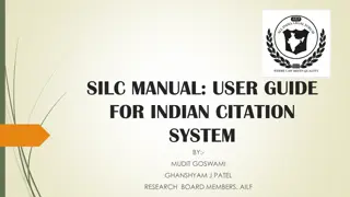 Standard Indian Legal Citation System: A New Reference Framework