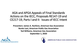 Appeal of Final Standards on IECC - Key Issues Addressed by AGA and APGA
