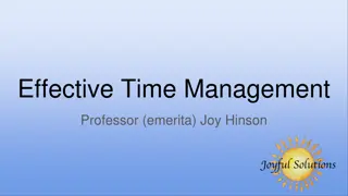Effective Time Management Strategies for Better Productivity