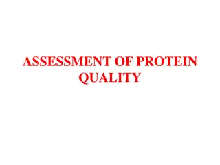 Protein Quality Assessment Parameters