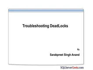Troubleshooting Deadlocks in SQL Server: Expert Insights by Sarabpreet Singh Anand