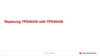 Metal Spin TPS40428 for Smart Power Stage: Upgrade Guide