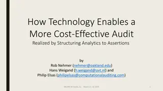 Cost-Effective Audit Through Structured Analytics to Assertions