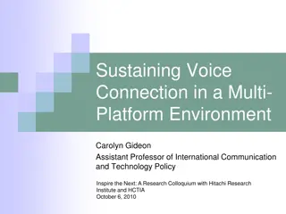 Voice Connection Trends and Implications for Broadband Transition