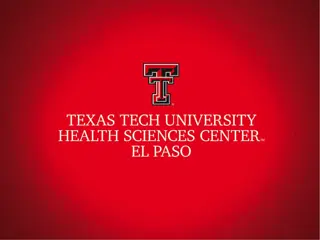 Effective Sponsored Program Assistance at TTUHSC El Paso