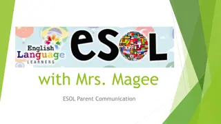 Empowering ESOL Communication with Technology Resources
