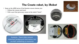 Robot Hardware and iRobot Create Features