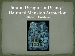 Creative Sound Design for Disney's Haunted Mansion by Richard Holzhauer