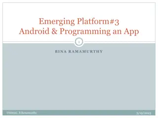 Android App Development Fundamentals