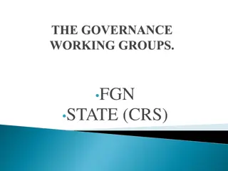 Federal-Level Governance Working Group Terms of Reference in Nigeria