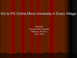 Revolutionizing Education with KG to PG Micro-Universities in Every Village