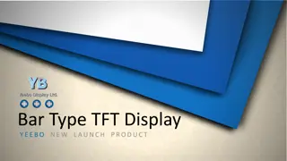 YEEBO New Launch Product: Bar Type TFT Display Overview