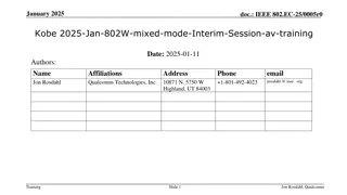 IEEE 802 Wireless Mixed-mode Interim Session Training