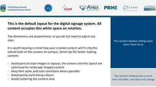 Effective Digital Signage Guidelines and Submission Process