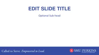 Enhance Your Presentations with Editable Slide Titles